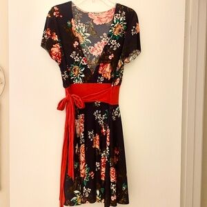 Vintage Floral Mini Dress